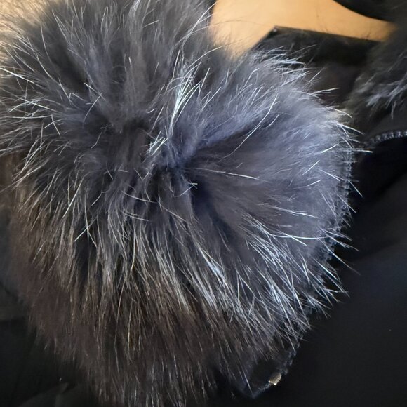 **Brunello Cucinelli Dark Navy Coat** - Picture 4 of 5